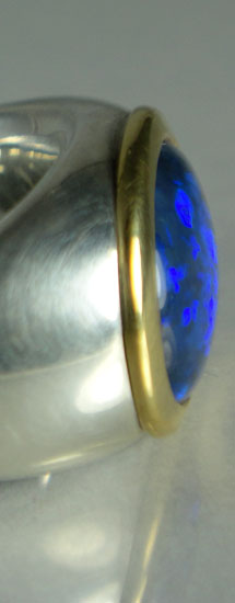 Schwarzopal Ring im online Shop