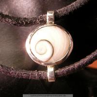 Armband, Operculum - Shiva-Auge, Silber